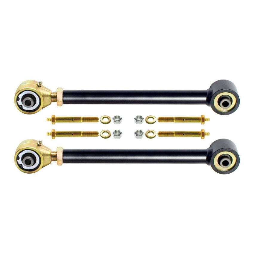 RockJock TJ/LJ Johnny Joint Adjustable Control Arms Rear Upper Adjustable Greasable Pair