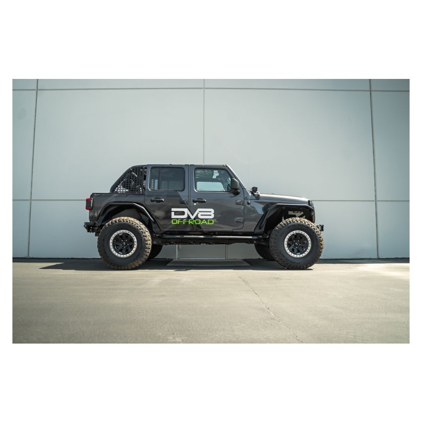 DV8 Offroad SRJL-08 18-23 Jeep Wrangler JL 4 Door Body/Pinch Weld Mounted Step