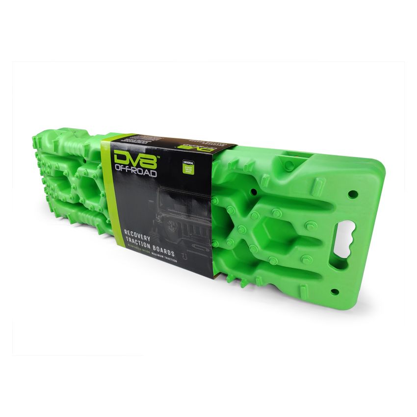 DV8 Offroad Recovery Traction Boards w/ Carry Bag - Green
