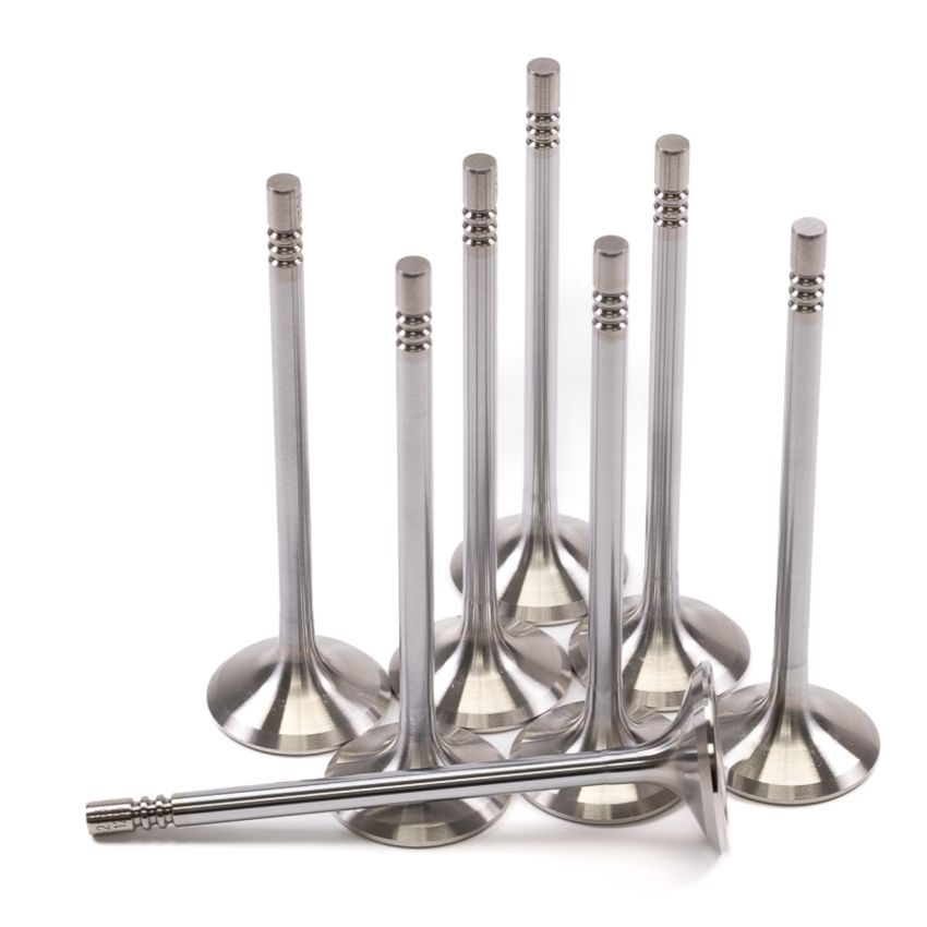 GSC Power Division 2151-8 GSC P-D Ford Mustang 5.0L Coyote Gen 1/2 31.75mm Head (STD) Chrome Polished Exhaust Valve - Set of 8