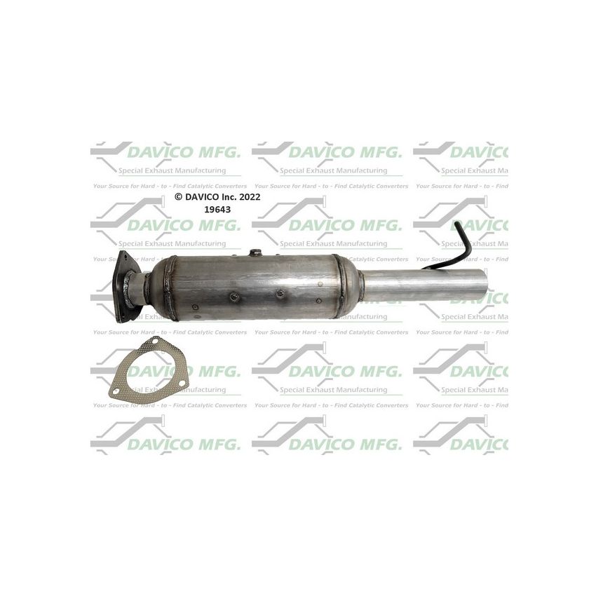 Davico Mfg 19643 Direct Fit Catalytic Converter