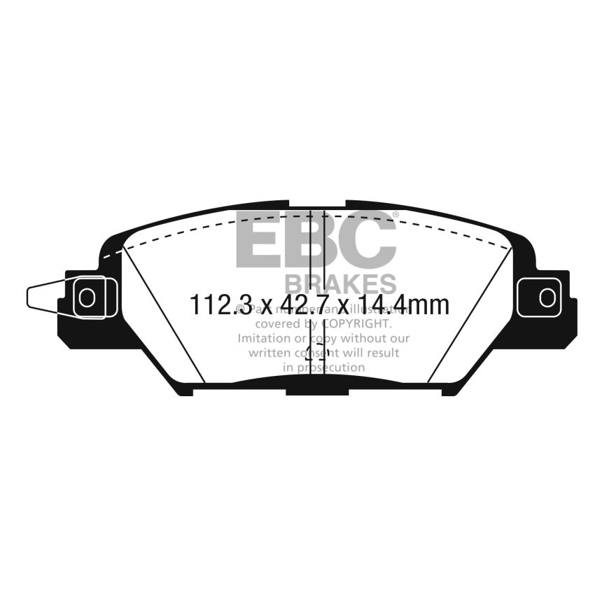 EBC 2016 Mazda CX-5 2.0L Ultimax2 Rear Brake Pads