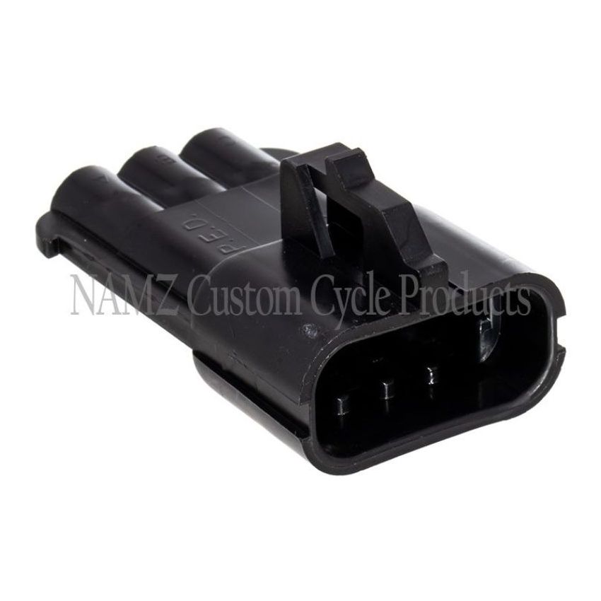 NAMZ NDP-38064 Delphi-Packard Weatherpack 3-Position Male Wire Connector w/Seals