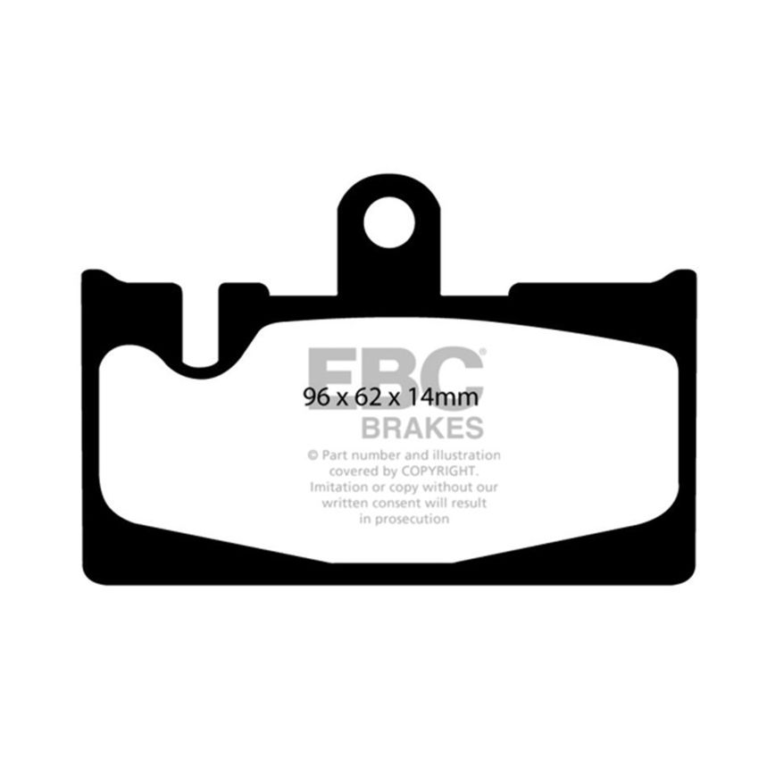 EBC 01-06 Lexus LS430 4.3 Redstuff Rear Brake Pads