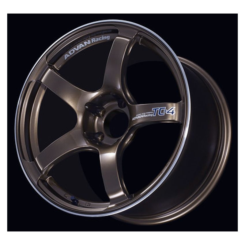 Advan YAD8J45EUAR TC4 18x9.5 +45mm 5-114.3 Umber Bronze and Ring Wheel