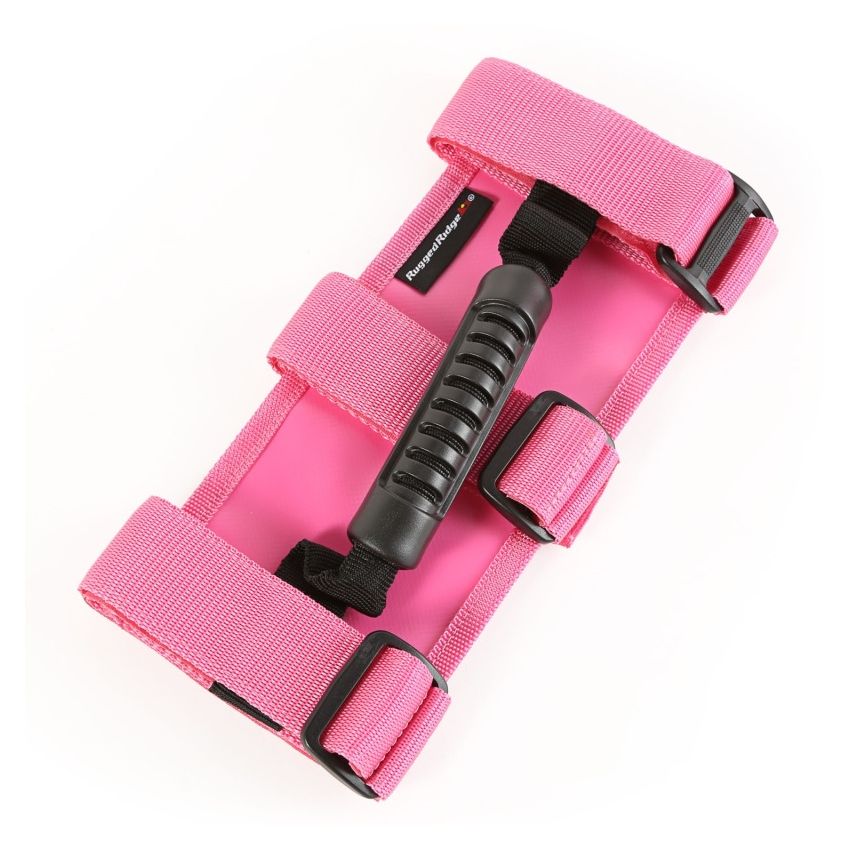 Rugged Ridge Ultimate Grab Handles Pink 55-20 CJ/Jeep Wrangler /JT