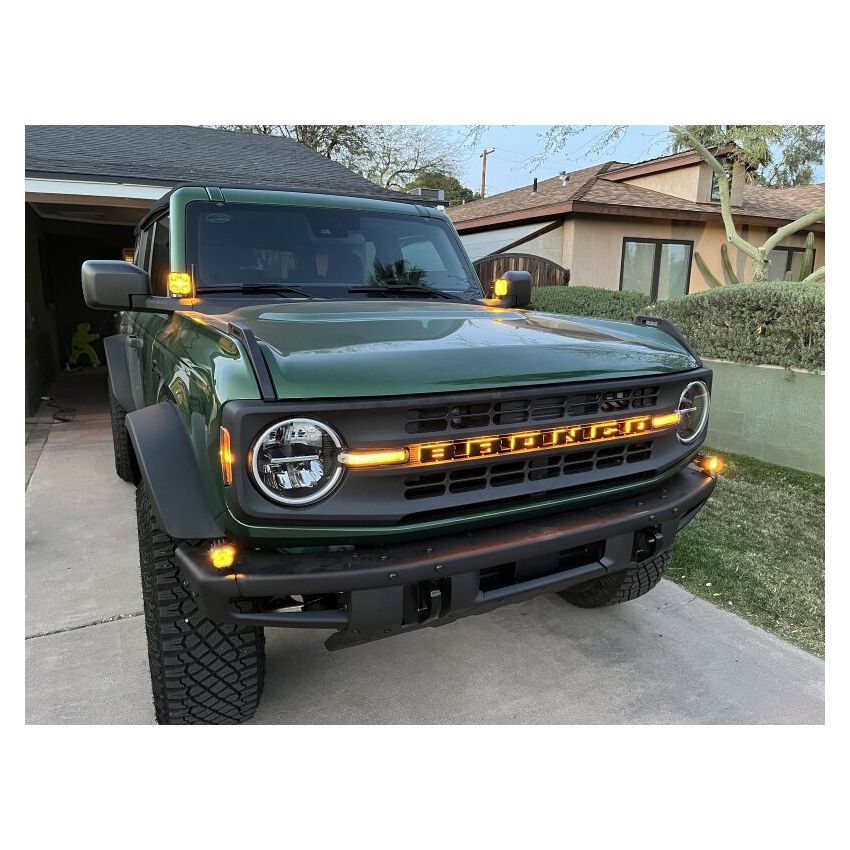 Oracle Lighting 3141-O-005 Universal Illuminated LED Letter Badges - Matte Black Surface Finish - O