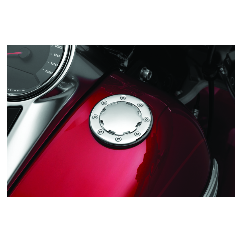 Kuryakyn 7434 Vented Flush Mount Gas Cap Chrome