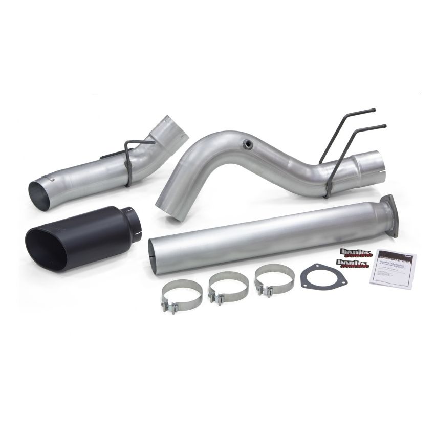 Banks Power 49795-B 2017 Ford 6.7L 5in Monster Exhaust System - Single Exhaust w/ Black Tip