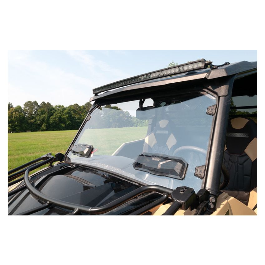 Seizmik 50-50229KIT 16-23 Polaris General 1000 /4/XP Profit Tool-Less Windshield Vented Poly UV