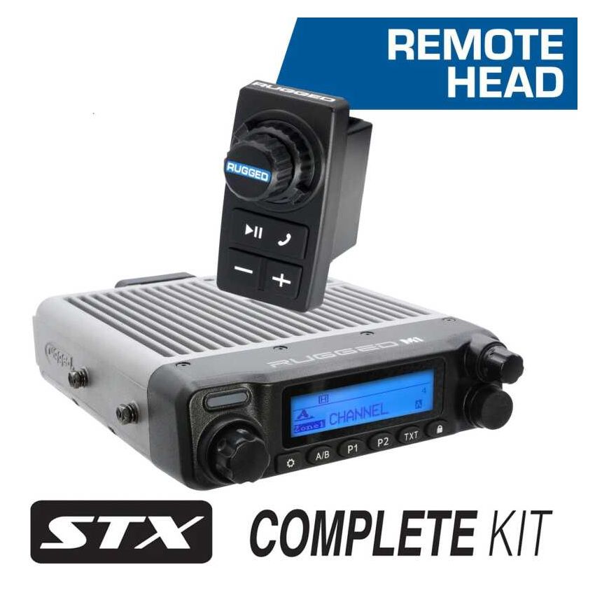 Rugged Radios MCK-STX-RS-2P-M1 STX STEREO Complete Master Comm Kit w/ Intercom - 2-Way Radio M1 VHF Business Band