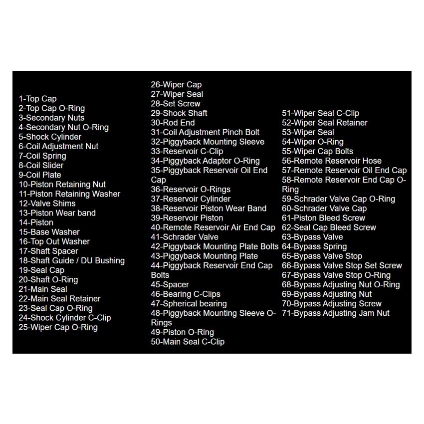 King Shocks Retaining Ring Int 1.000 BRG 1.750