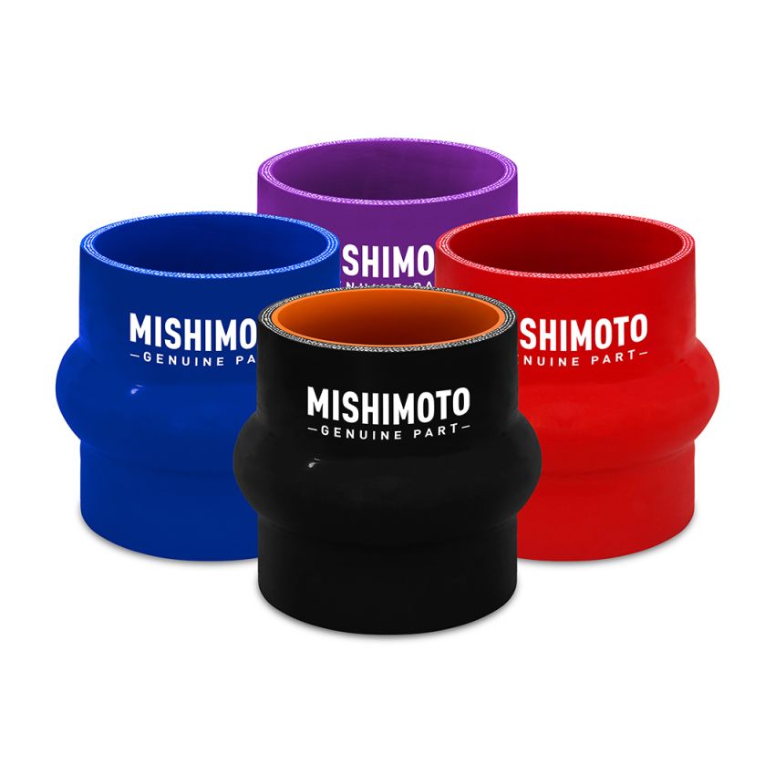 Mishimoto 2.5in Black Hump Hose Coupler