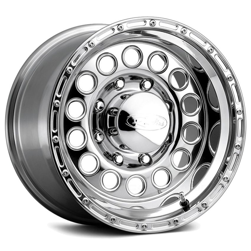 Raceline 887 Rock Crusher 16x10in / 8x165.1 BP / -24mm Offset / 130.81mm Bore - Polished Wheel