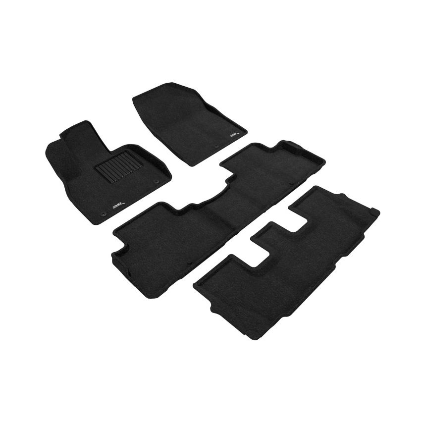 3D MAXpider L1HY10004709 20-24 Hyundai Palisade 8-Seat Elegant Black R1 R2 R3