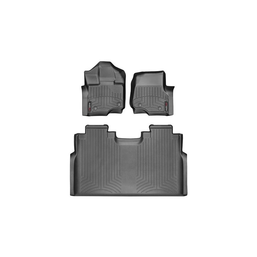 WEATHERTECH WEA44697-1-2 15-   Ford F150 Front & Rear Floorliners Black