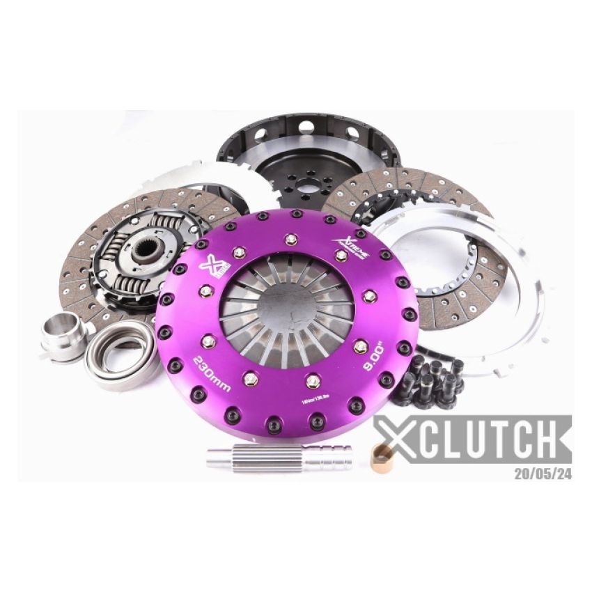 XCLUTCH XKNI23530-2A 89-94 Nissan Skyline GT-R 2.6L 10.5in Twin Sprung Organic Clutch Kit