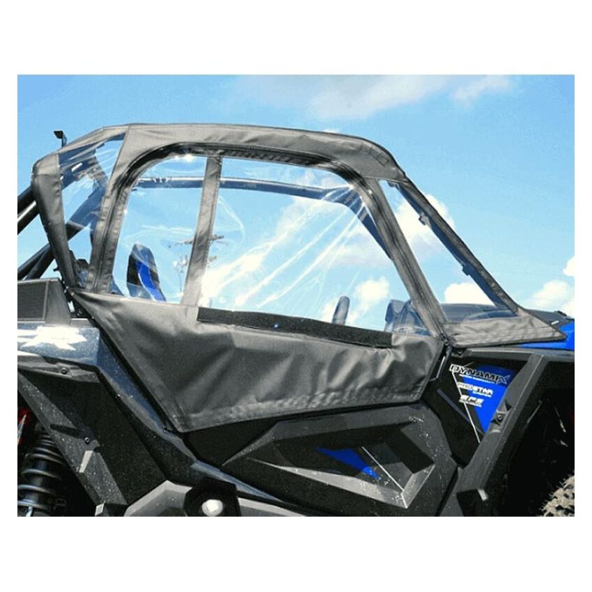 Seizmik 51-21002 18-21 Polaris RZR Turbo S Soft Doors w/ Zippers Kit
