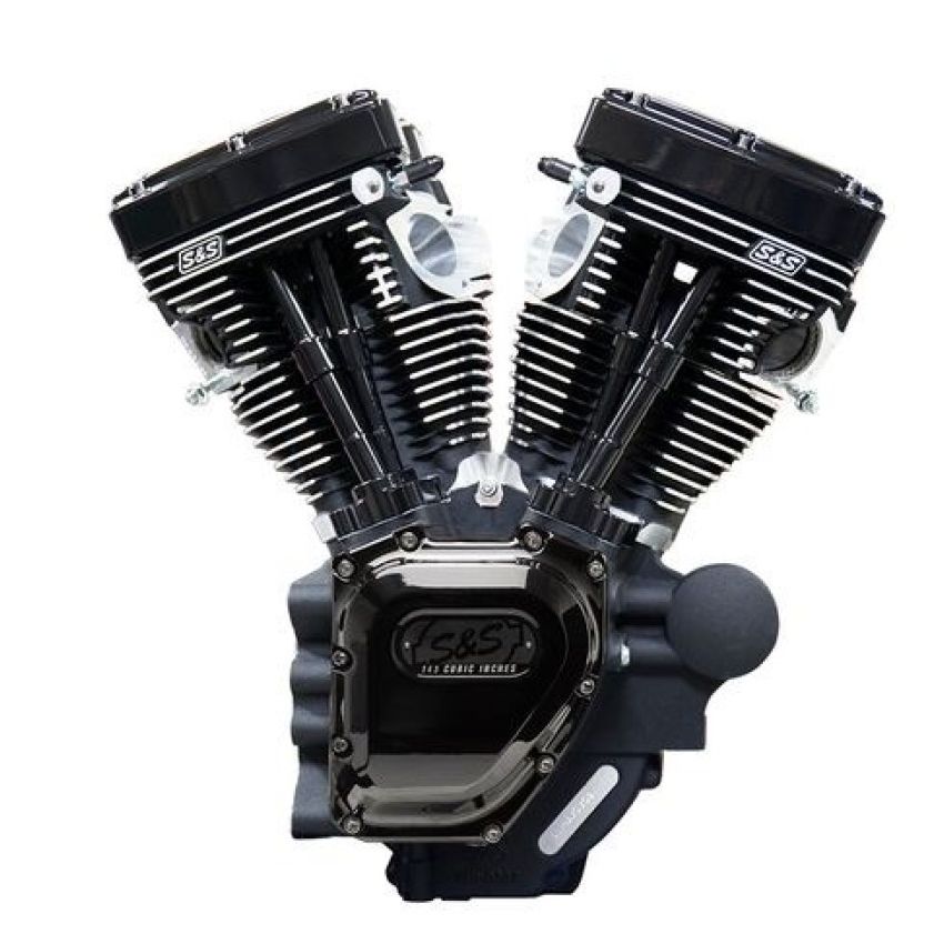 S&S Cycle 310-0837A 07-16 Touring Models T143 Black Edition Longblock Engine - 635 GPE Cams