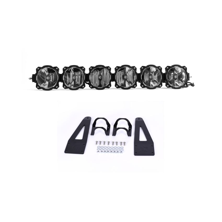 KC HiLiTES Can-Am Maverick 39in. Pro6 Gravity LED 6-Light 120w Combo Beam Overhead Light Bar System