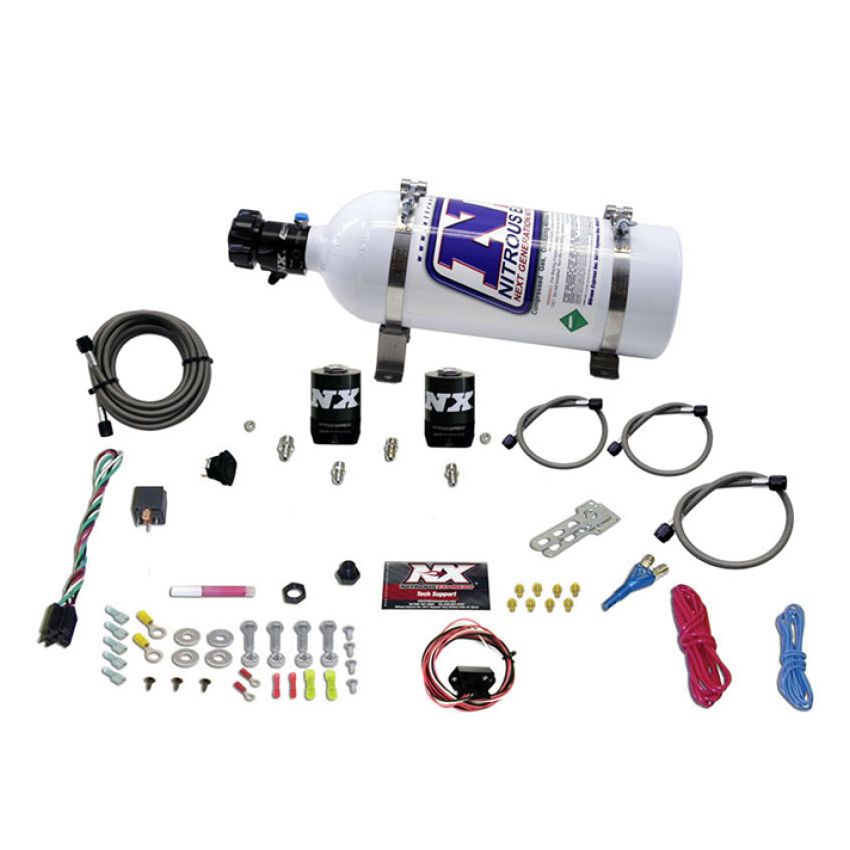 Nitrous Express 10-15 Chevrolet Camaro (5th Gen) Single Nozzle Nitrous Kit (35-150HP) w/5lb Bottle