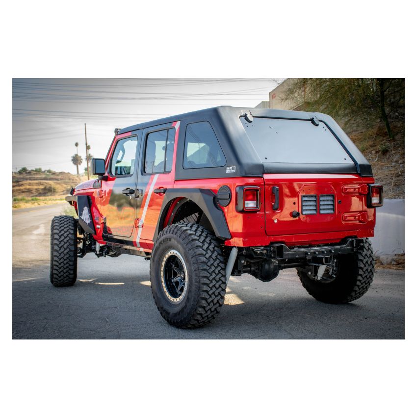 DV8 Offroad HTJLFB-B 2018+ Jeep Wrangler JL Unlimited Fastback Hard Top