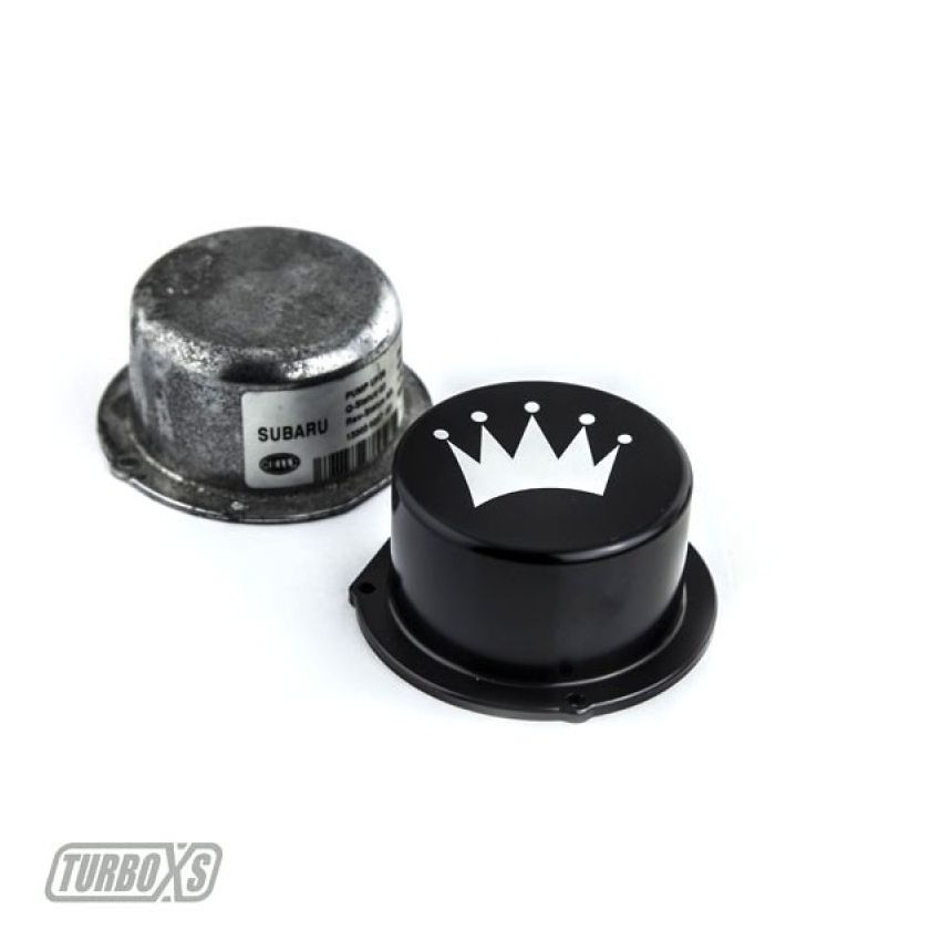 Turbo XS 15-16 Subaru WRX Billet Aluminum Vacuum Pump Cover - Black