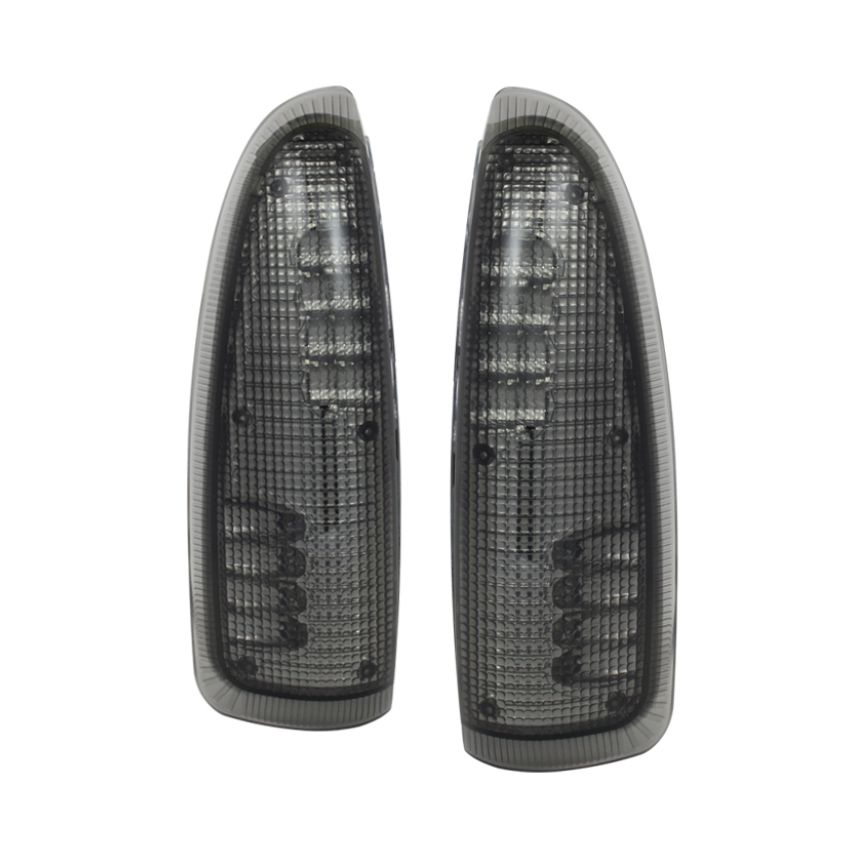 SPYDER 9924729 xTune Ford Superduty F250-F650 03-07 Amber LED Mirror Signal Lens - Smoke ACC-LED-FDSD99-MR-SM