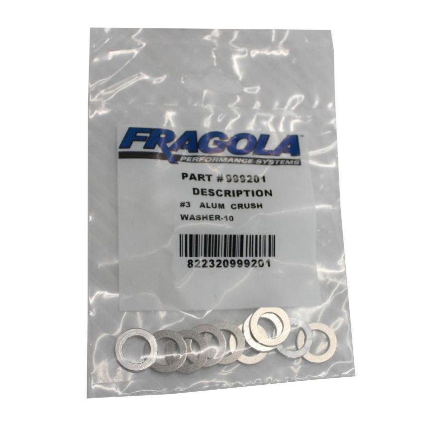 Fragola -8 Alum. Crush Washer -AN-901 10 Pack