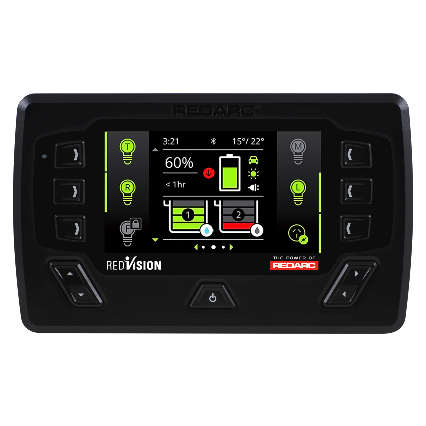 REDARC DISP4300-RC Remote Control Unit - 4.3In Display TVMS Packed