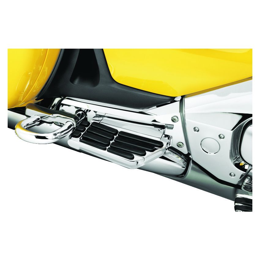 Kuryakyn 7506 Passenger Floorboard Side Covers 01-17 Honda GL1800 Chrome