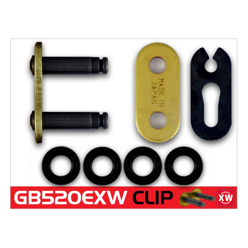 RK Chain GB520EXW-CL GB520EXW Clip Link - Gold