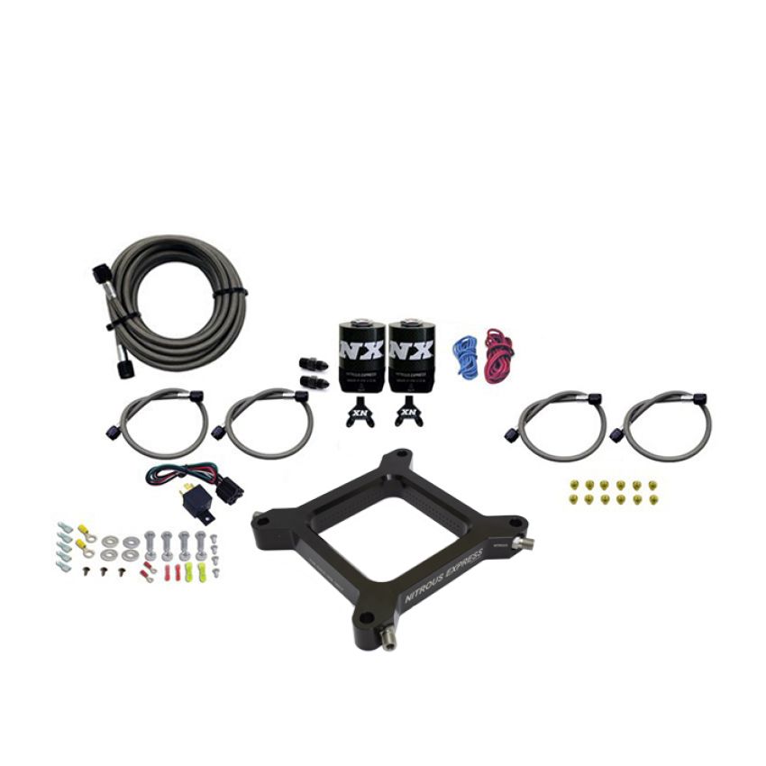 Nitrous Express 4150 Assassin Plate Pro Power Nitrous Kit (100-500HP) w/o Bottle