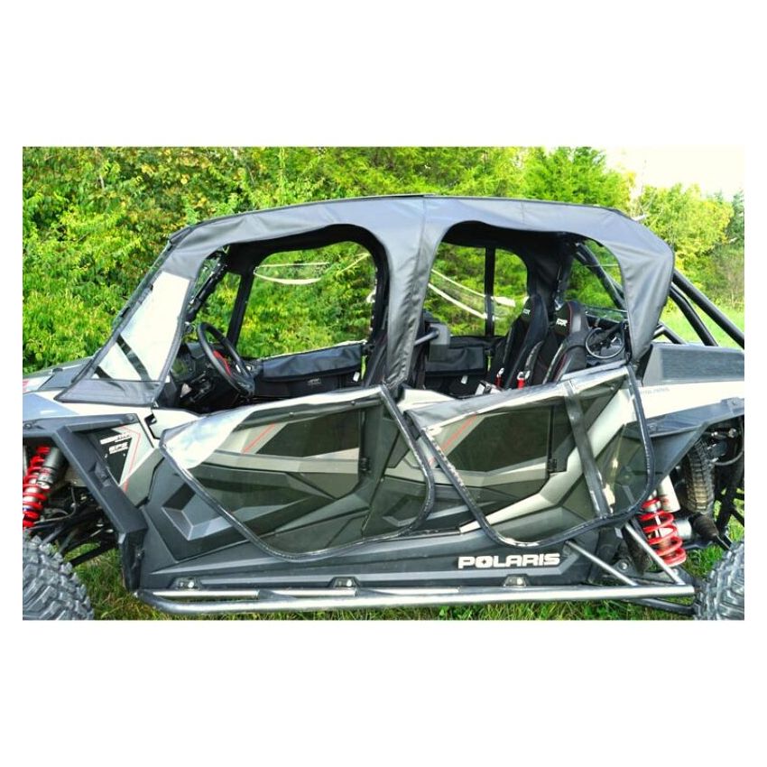 Seizmik 51-21005 19-21 Polaris RZR Turbo S/ XP 4 Soft Doors w/ Zippers Kit