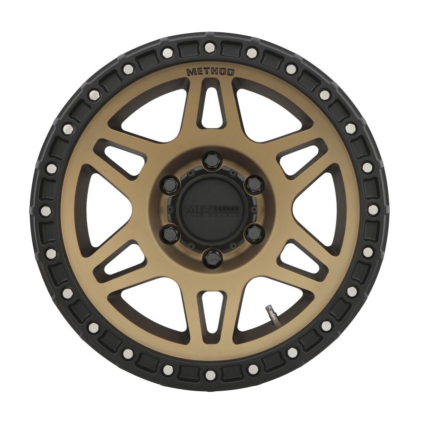 Method Wheels MR31279060912N Method MR312 17x9 -12mm Offset 6x5.5 106.25mm CB Method Bronze/Black Street Loc Wheel