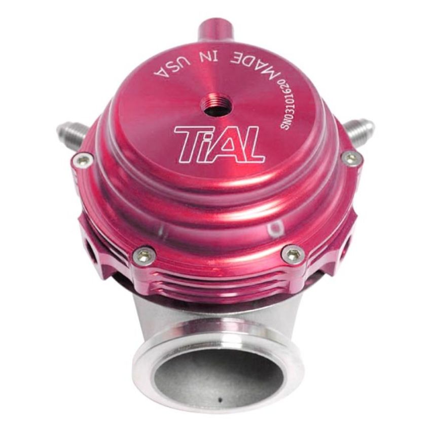 TiALSport MVR Wastegate 44mm 14.5 PSI w/V-Band Clamps - Red