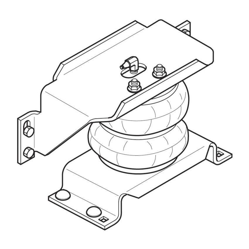 Firestone 2153 Ride-Rite Air Helper Spring Kit Rear 96-17 Ford E450 (Commercial w/o OE Bed) (W217602153)