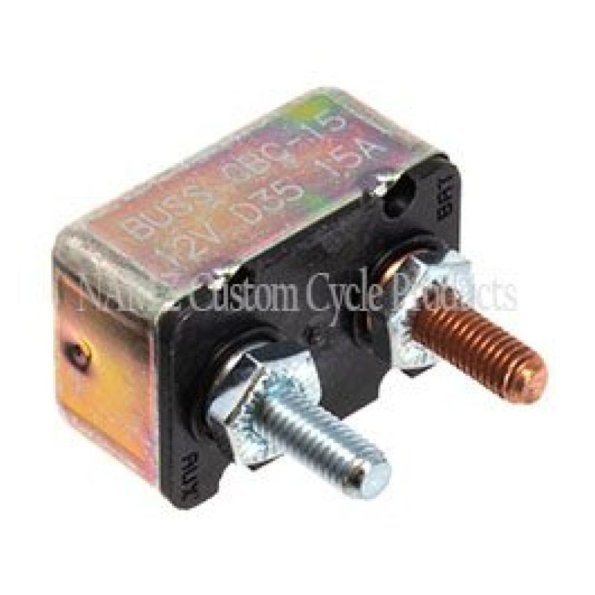 NAMZ NCB-1501 Universal 15-AMP Circuit Breaker 10/32in. Studs - Single (OEM 74589-73)