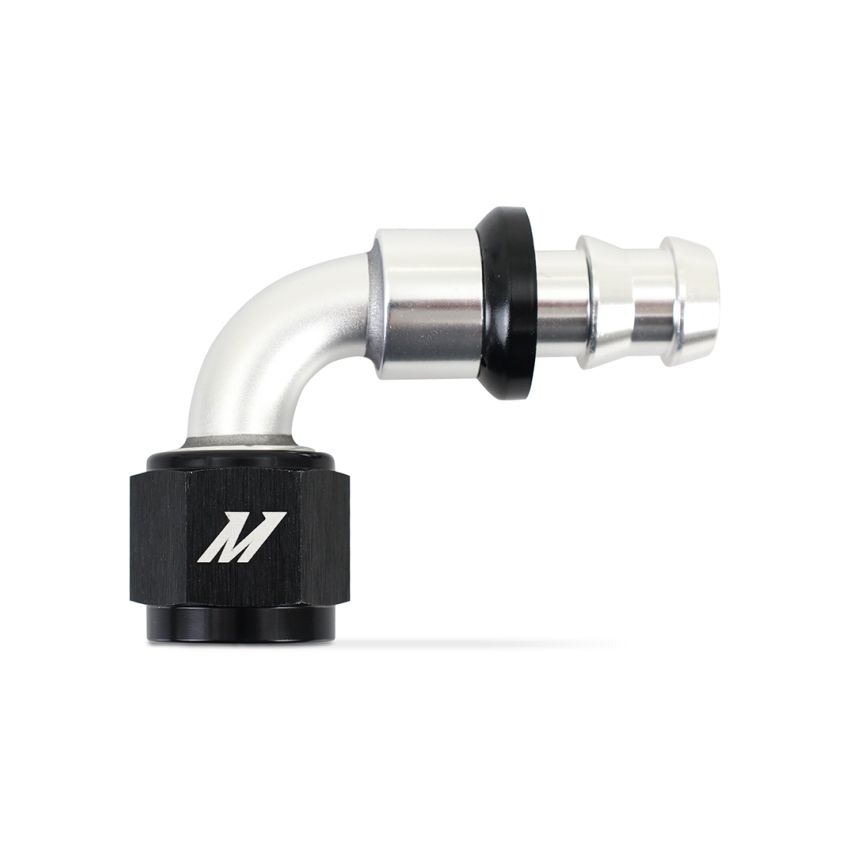 Mishimoto 90 Degree Push Lock Fitting - 8AN