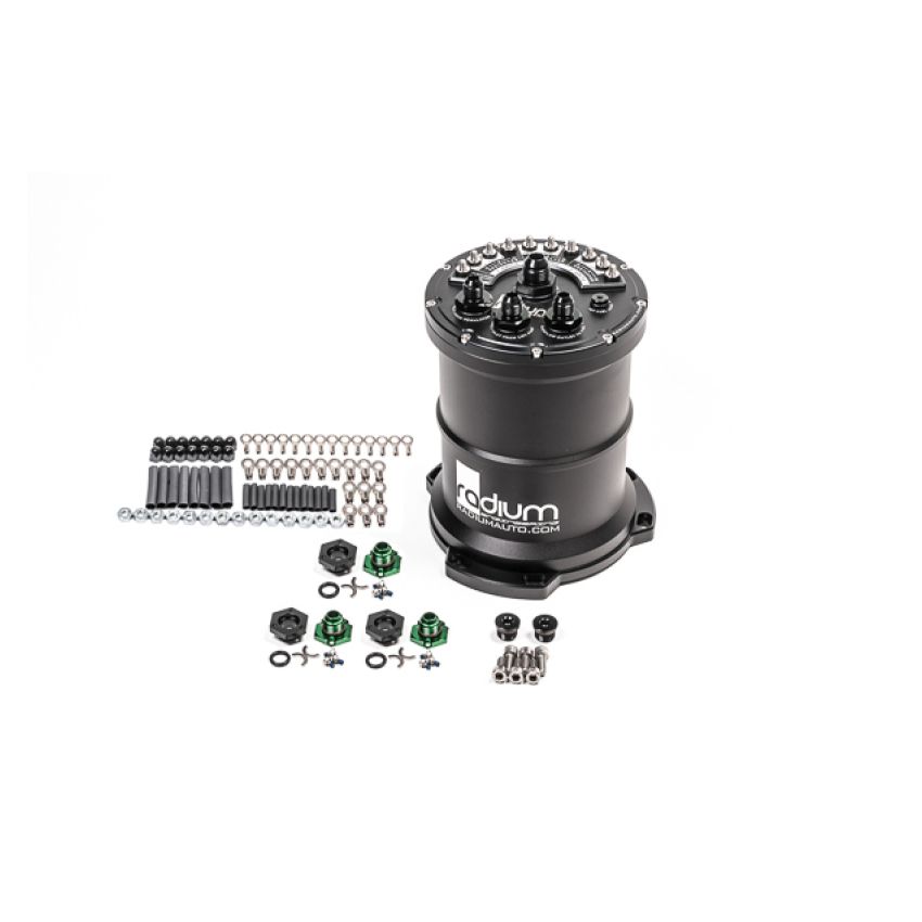 Radium Engineering 20-1441 Radium Multi-Pump Fuel Surge Tank Fits Bosch BR540 / Deatschwerks DW400 (Pumps Not Included)