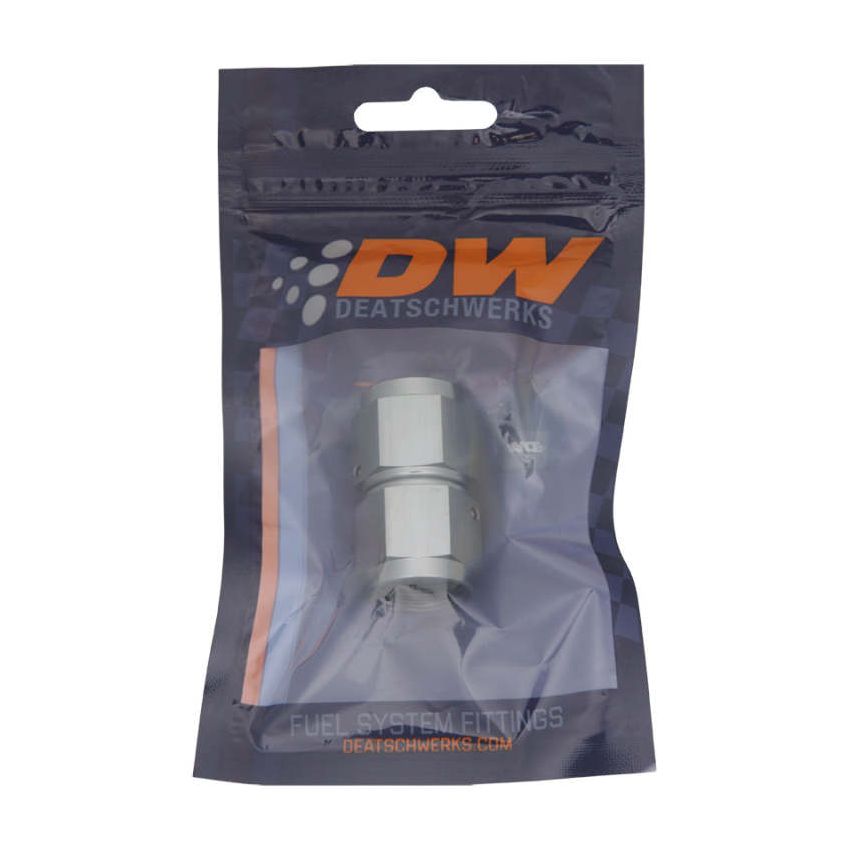 DeatschWerks 6-02-0210 8AN Female Flare To 8AN Flare Female Swivel - Anodized Titanium