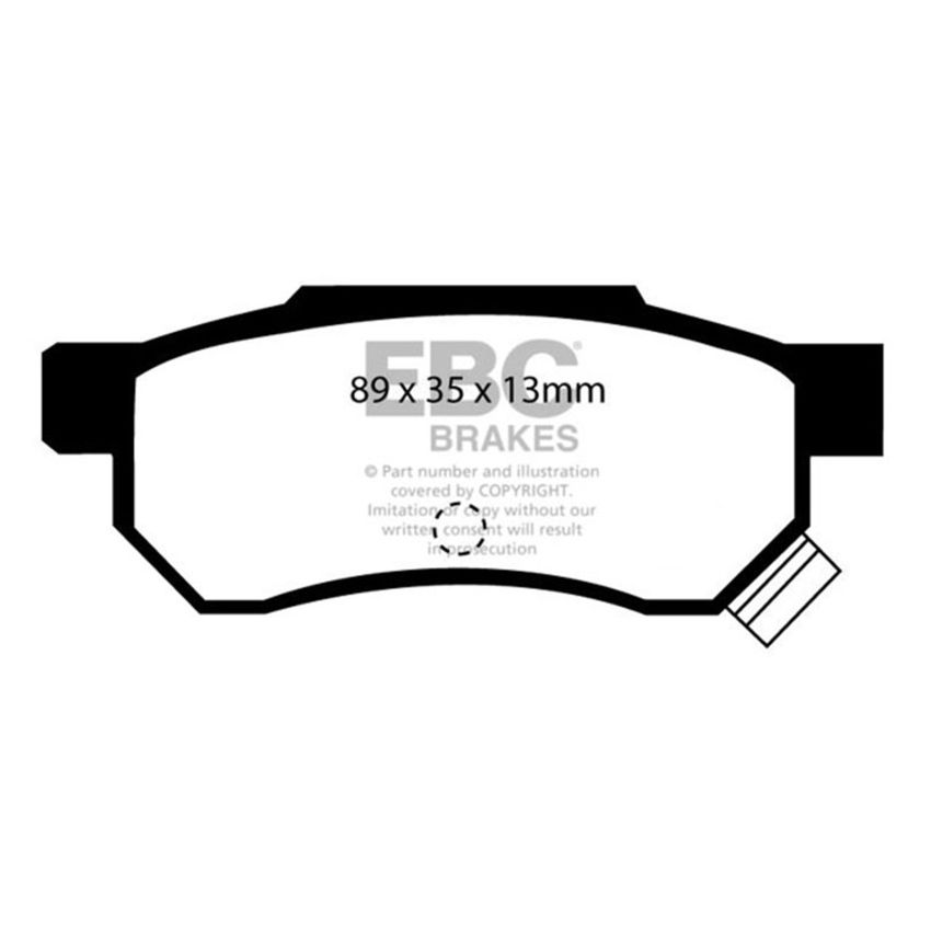EBC UD374 92-94 Acura Integra 1.7 Vtec Ultimax2 Rear Brake Pads