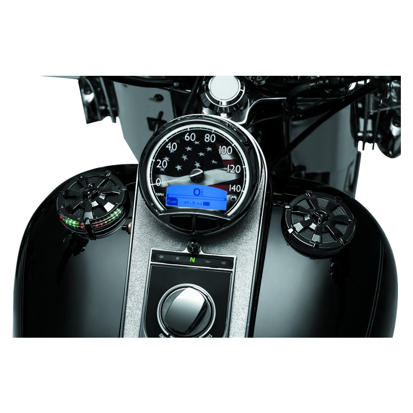 Kuryakyn 7384 Alley Cat Gas Cap Black