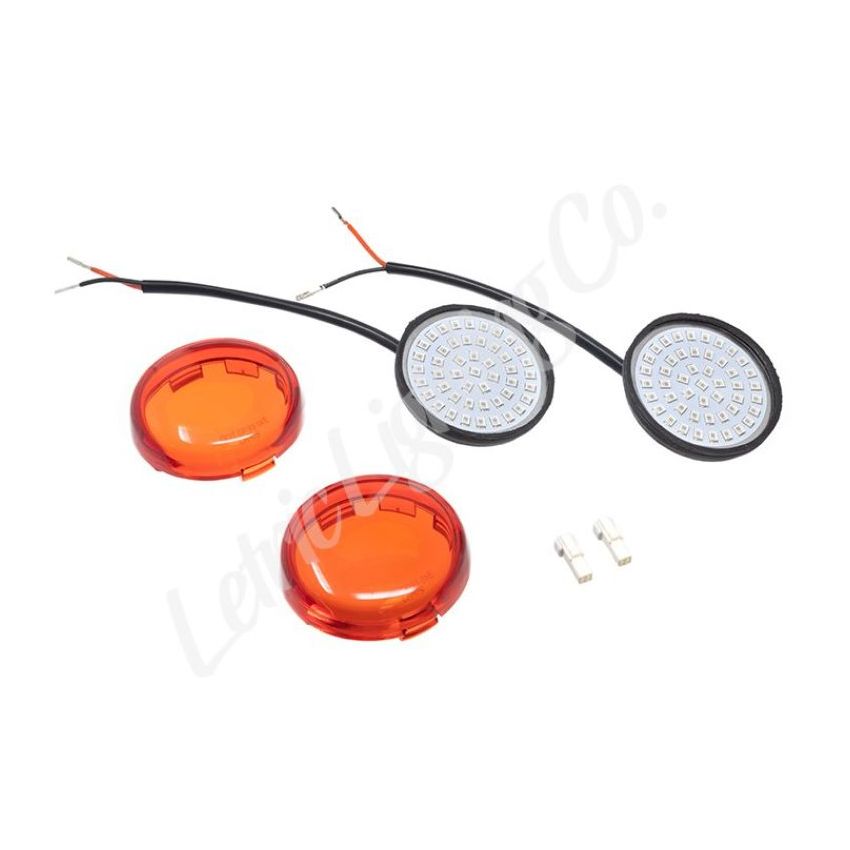 NAMZ NITS-R02 14-23 Indian (Excl Scout/Challenger) Plug-N-Play Rear LED Turn Sig/Lens Kit (Use w/ILL-IND-01)