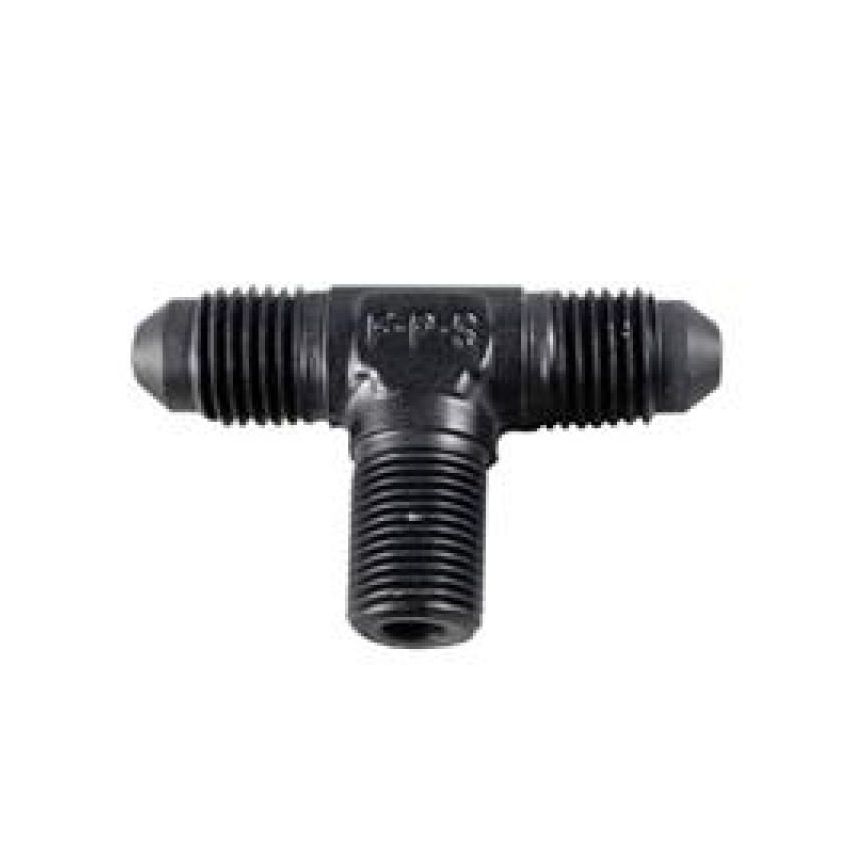 FRAGOLA FRG482506-BL 6an Tee 1/4 MPT On The Side - Black