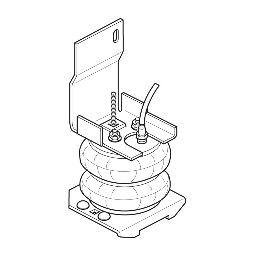 Firestone 2061 Ride-Rite Air Helper Spring Kit Rear 92-16 Ford E350 Cutaway (W217602061)