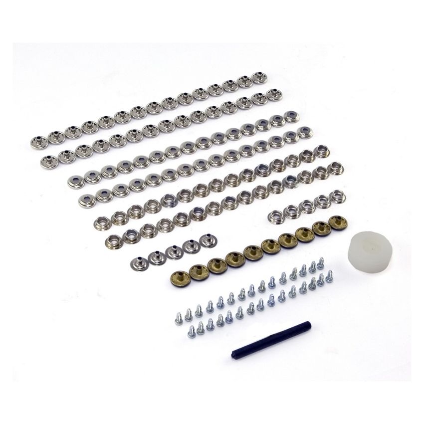 Omix Soft Top Snap Kit 55-86 Jeep CJ5 CJ7 and CJ8