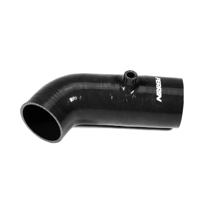 Perrin 22-23 Subaru BRZ/Toyota GR86 Silicone Inlet Hose (3in. ID / SS Wire) - Black