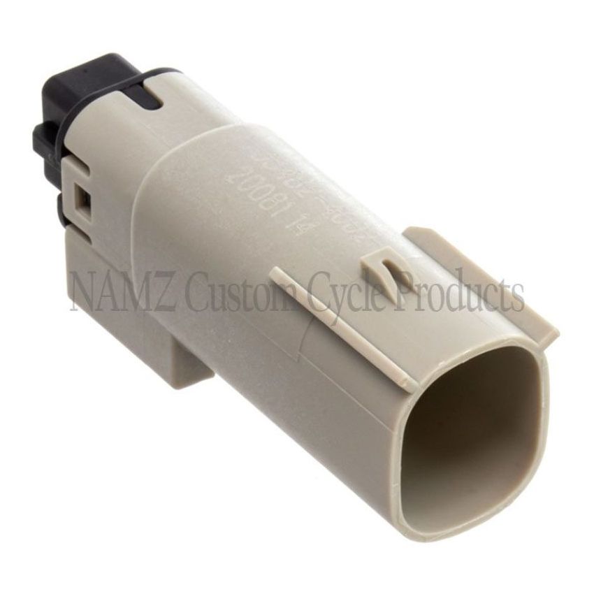 NAMZ NM-33482-4002 07-23 V-Twin Molex MX-150 4-Position Male Connector - Gray (HD 72415-07GY)