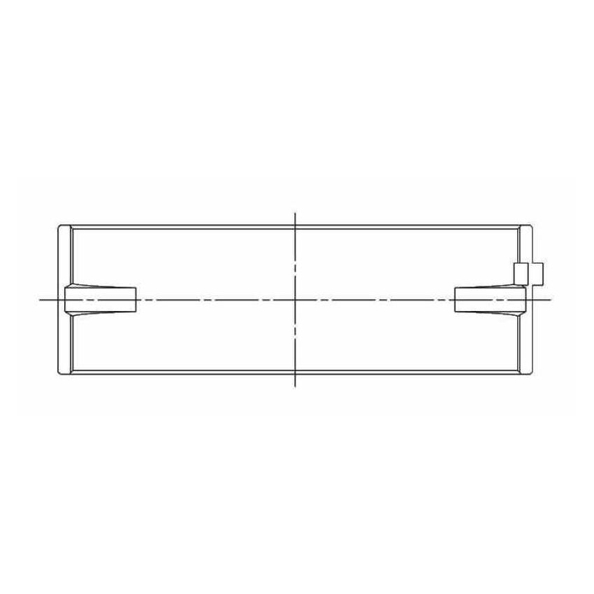 ACL BEARINGS AEB4M2633H-STD Main Bearing Set Nissan V6/ VQ30DE/VQ35DE/